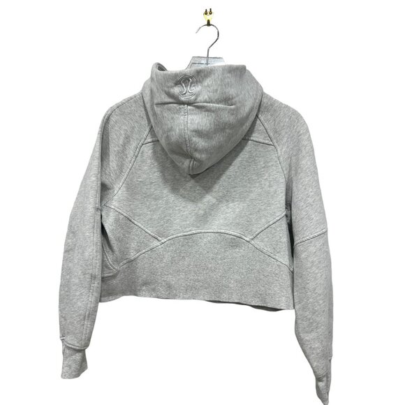 Lululemon Size XS/S Oversized 1/2 Zip Hoodie Sweatshirt Heathered Core Ultra Lig - Picture 3 of 5